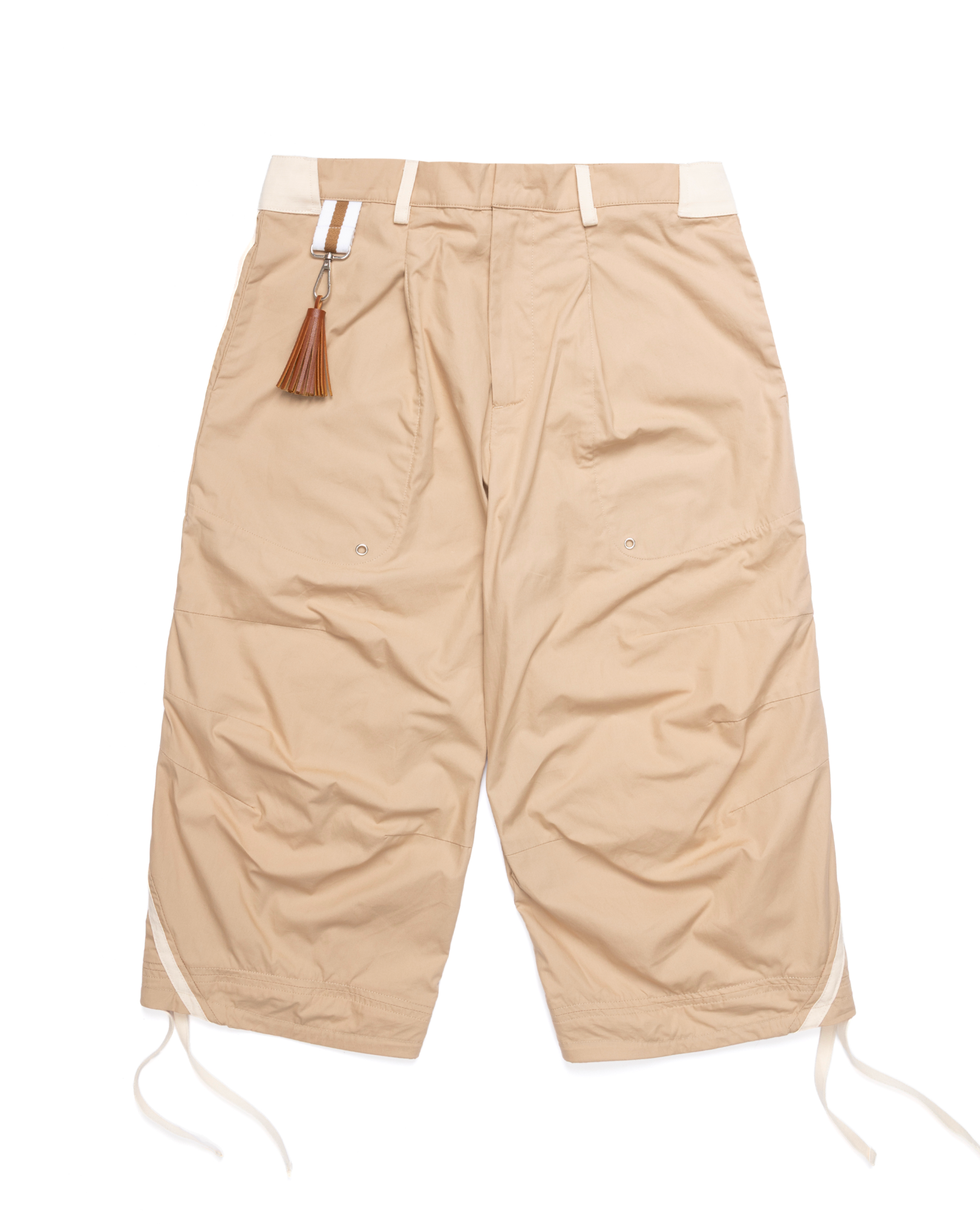 Khaki Running Capris